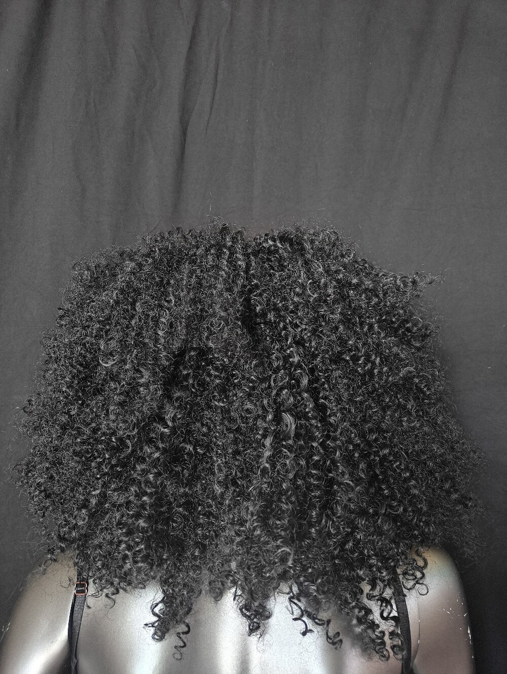 Curly Afro kinky Wig - Black - Picture 4 of 9